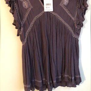 Free People Plum Combo Dress